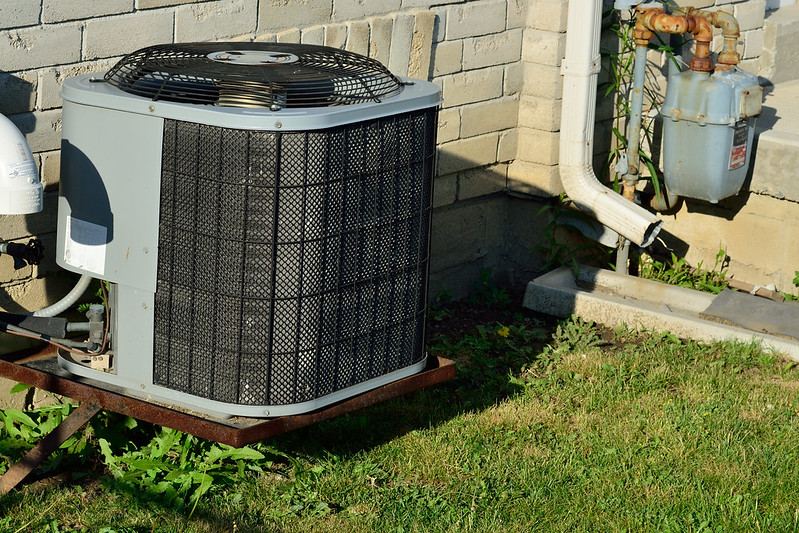 Outdoor air conditioning unit.