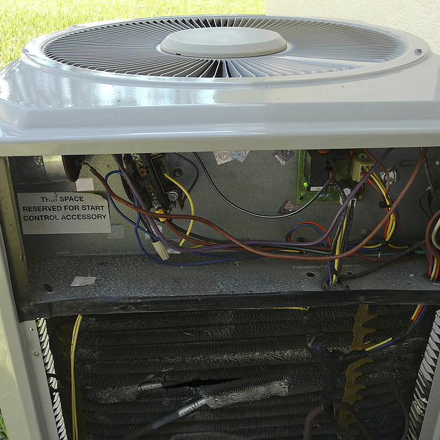 AC repair outside